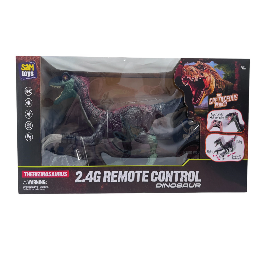 Sam Toys - 2.4G Remote Control Dinosaur - Therizinosaurus