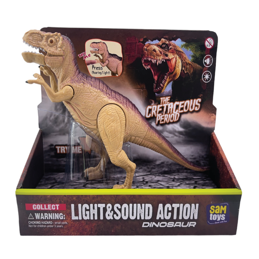 Sam Toys - Press & Play Simulation Tyrannosaurus Rex