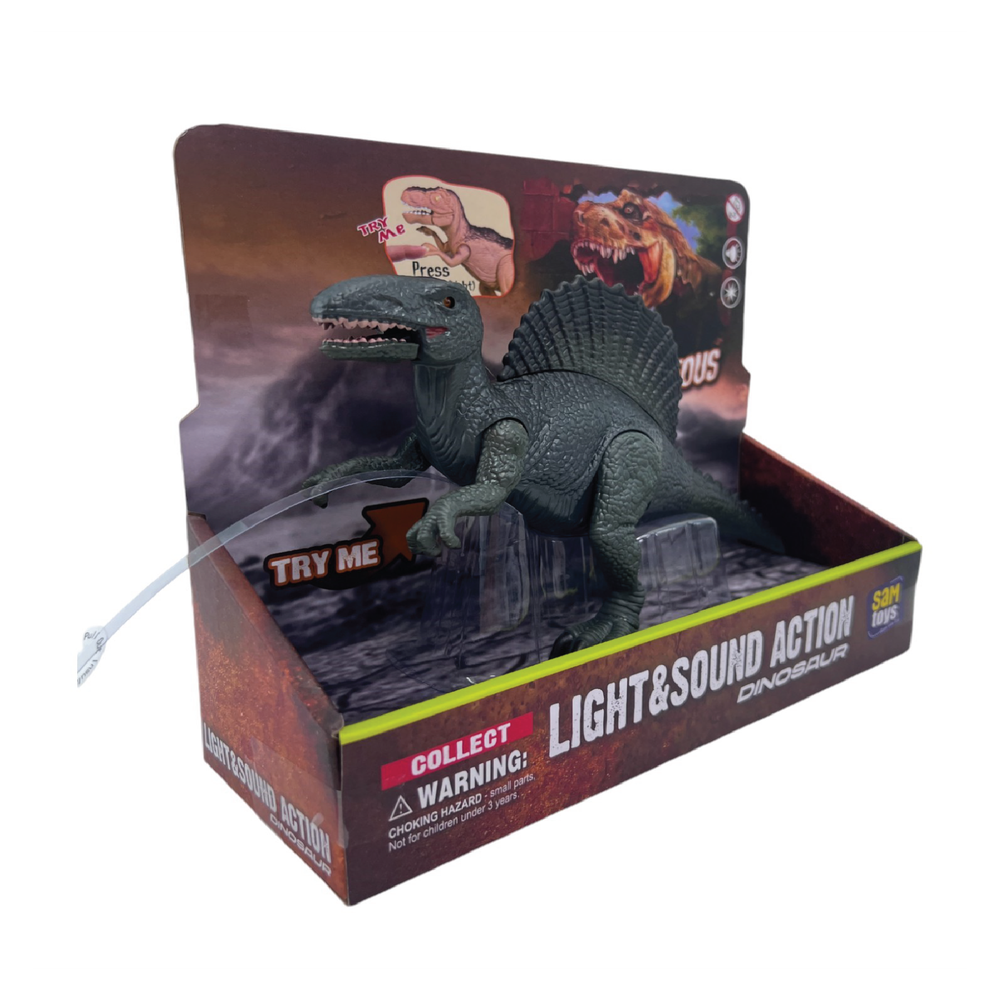 Sam Toys - Press & Play Simulation Toy - Spinosaurus