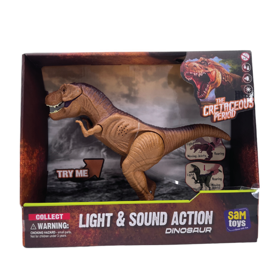 Sam Toys - Light & Sound Action Dinosaur - T-Rex