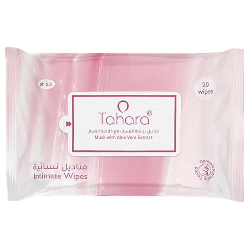 Tahara - Intimate Wipes w/ Musk & Aloe Vera Extract - 20pcs