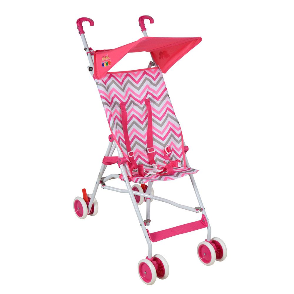 Kiko - 8 Wheels Light Umbrella Stroller - Pink