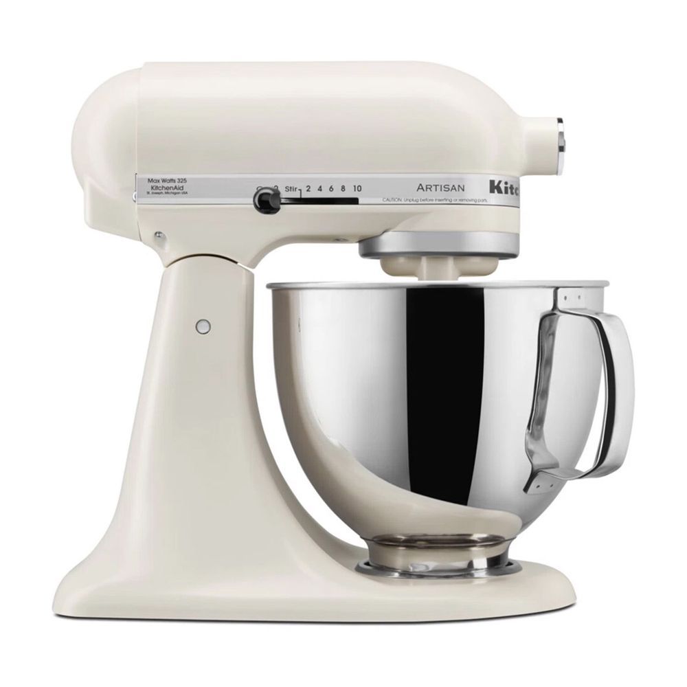 KitchenAid - 5KSM125BPL Artisan Tilt-Head Stand Mixer - Porcelain White - 4.8 L