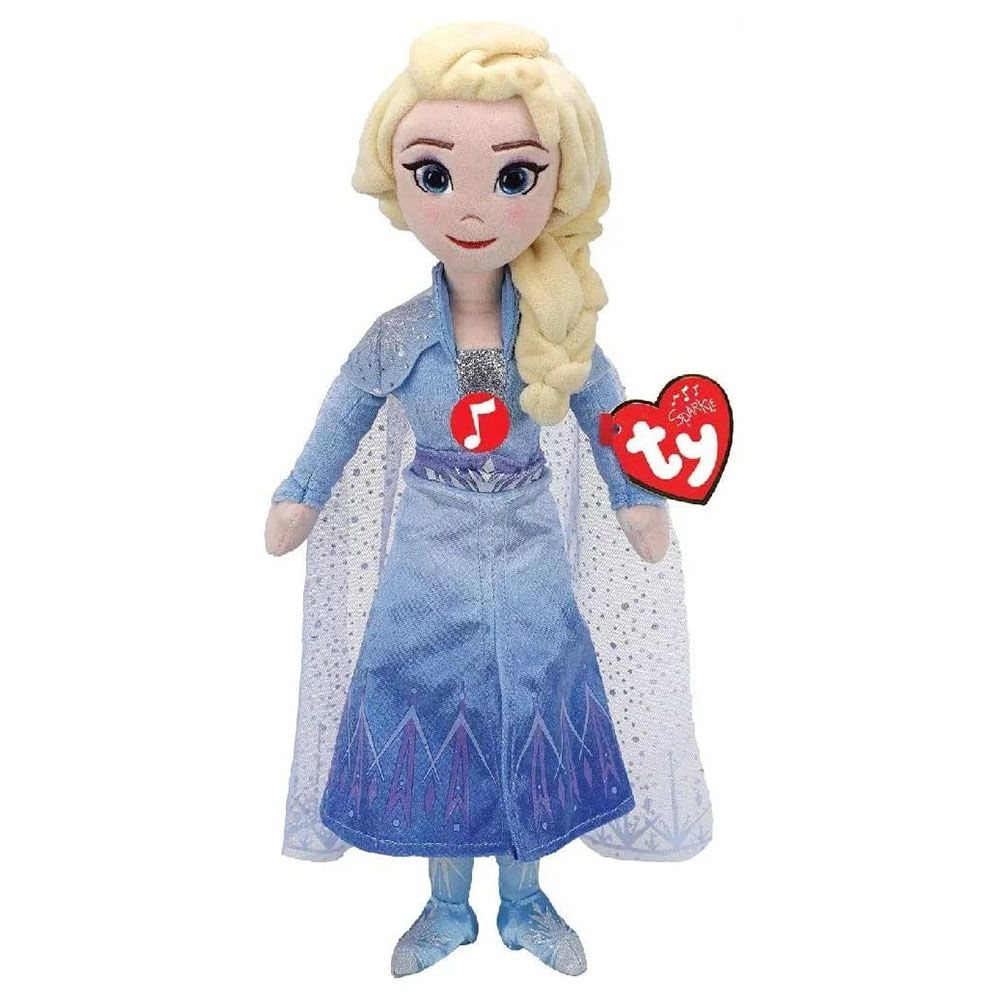 Ty - Disney Frozen Elsa Plush Toy w/ Sound