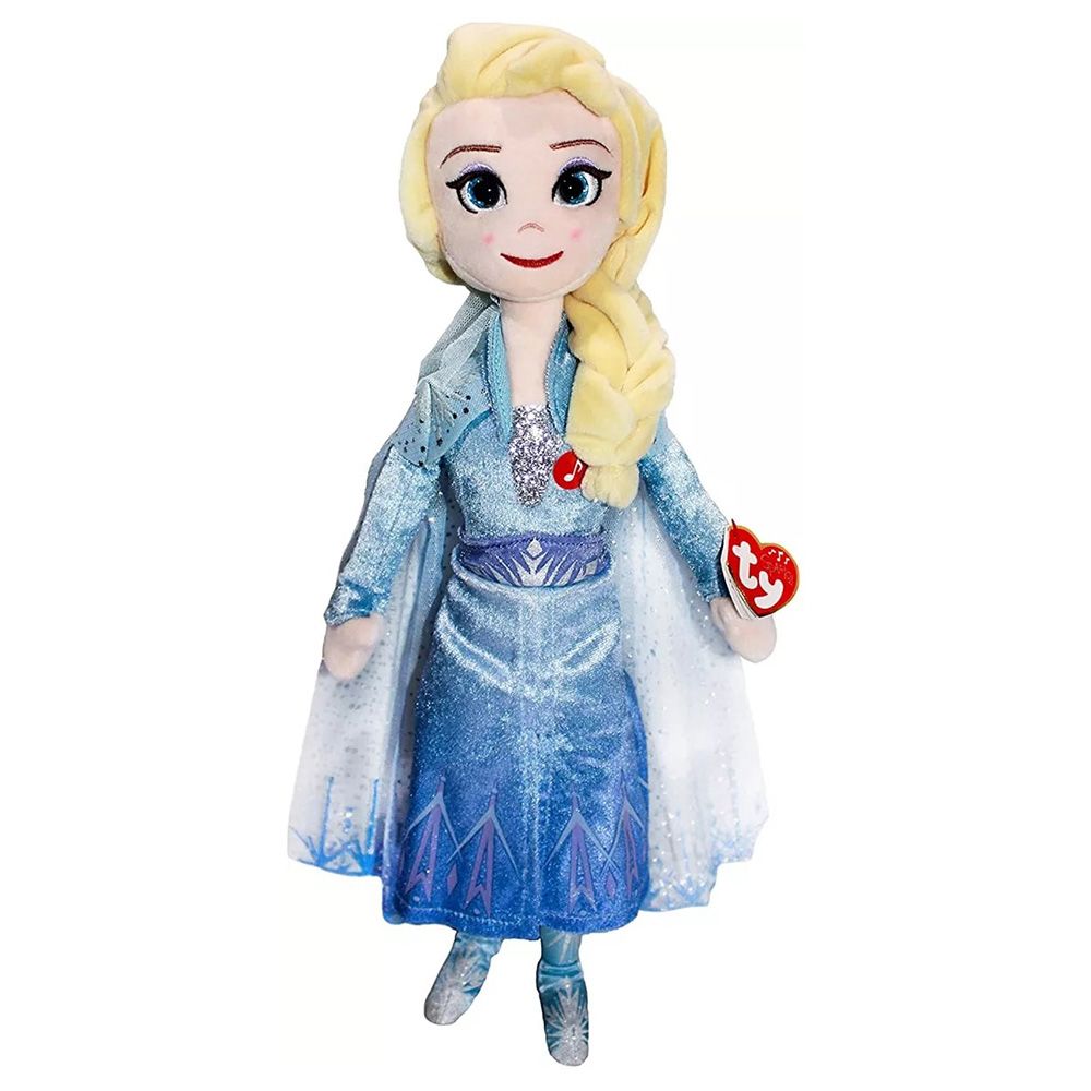 Ty - Disney Frozen Elsa Plush Toy w/ Sound