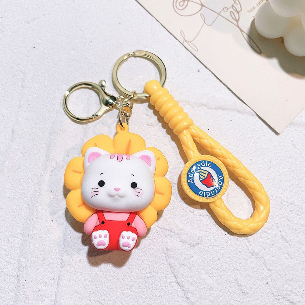 Brain Giggles - Kawaii Silicone Key Chain Holder - Kitty