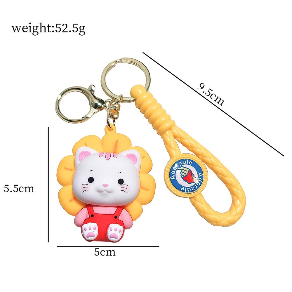 Brain Giggles - Kawaii Silicone Key Chain Holder - Kitty