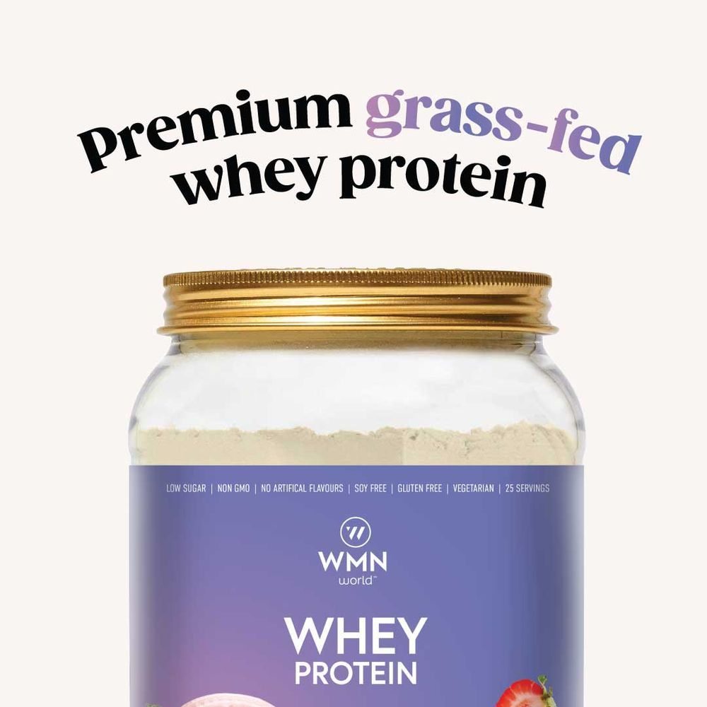 WMN World - Premium Grass-fed Whey Protein - Vanilla Ice Cream 500g