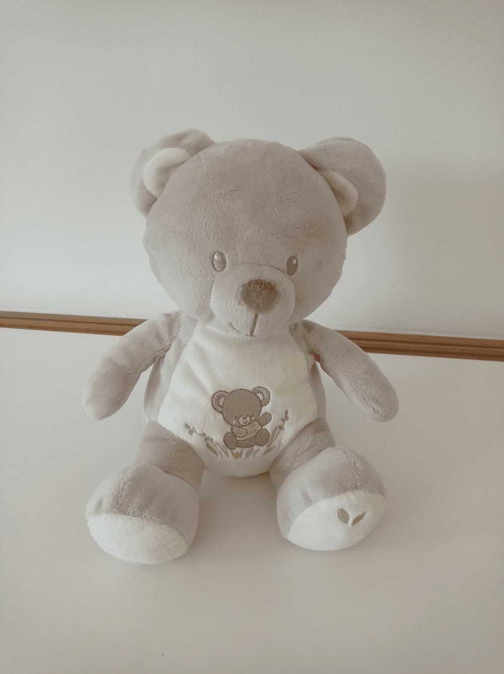 Nicotoy - Richard Bear Plush Toy - Grey - 22cm