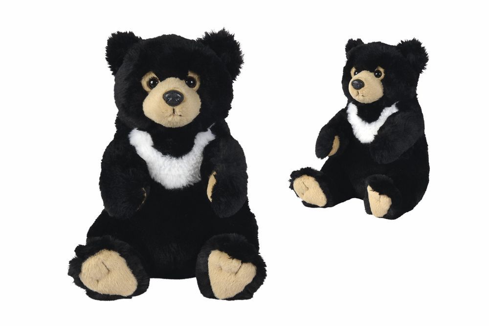 Nicotoy - Plush Toy - Bear - Black - 25cm