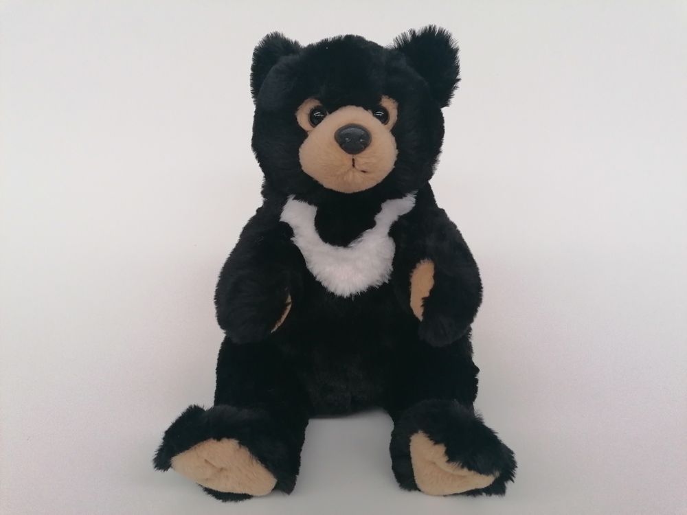 Nicotoy - Plush Toy - Bear - Black - 25cm