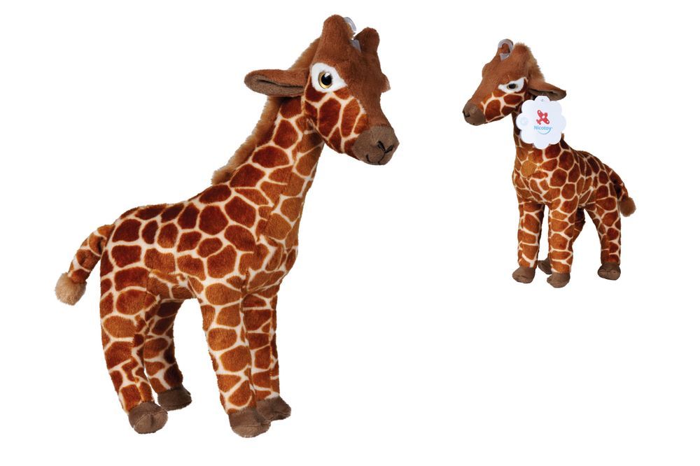 Nicotoy - Giraffe Plush Toy - Brown - 40cm