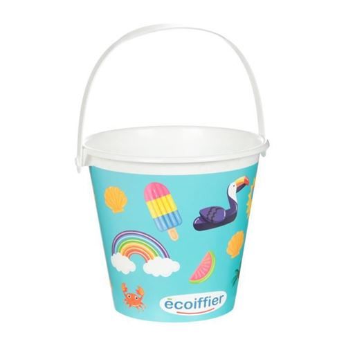 Ecoiffier - Garnished Holidays Beach Toy Bucket Set - 17 cm