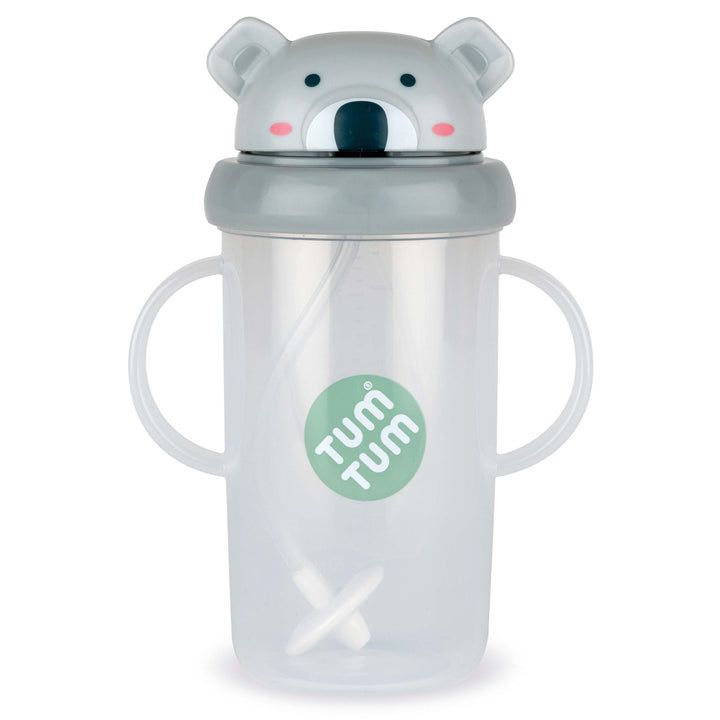 Tum Tum - Series 3 Tippy Up Weighted Straw Cup - Grey - 300 ml