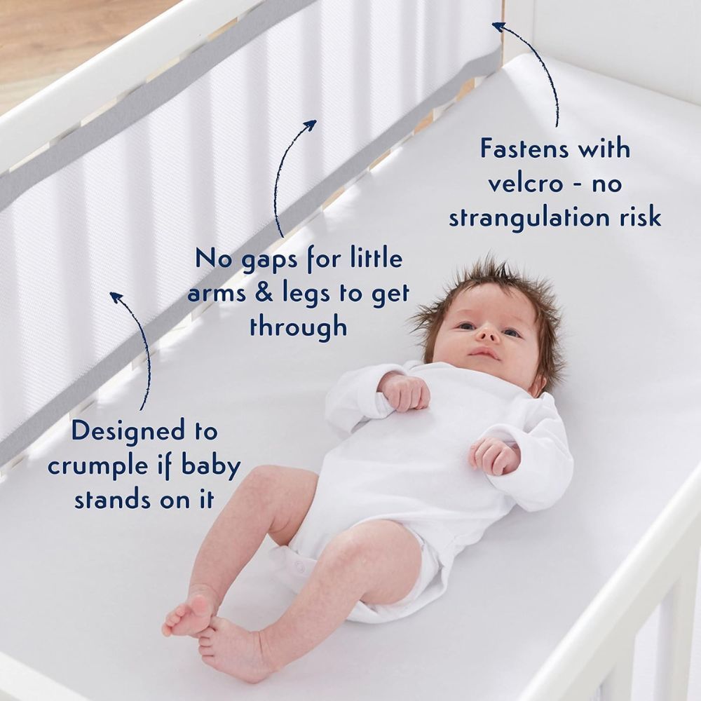 Purflo - Breathable Cot Bumper Wraps