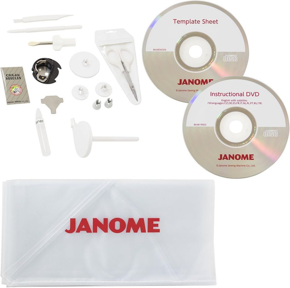 Janome - Memory Craft 400E Embroidery Machine - White