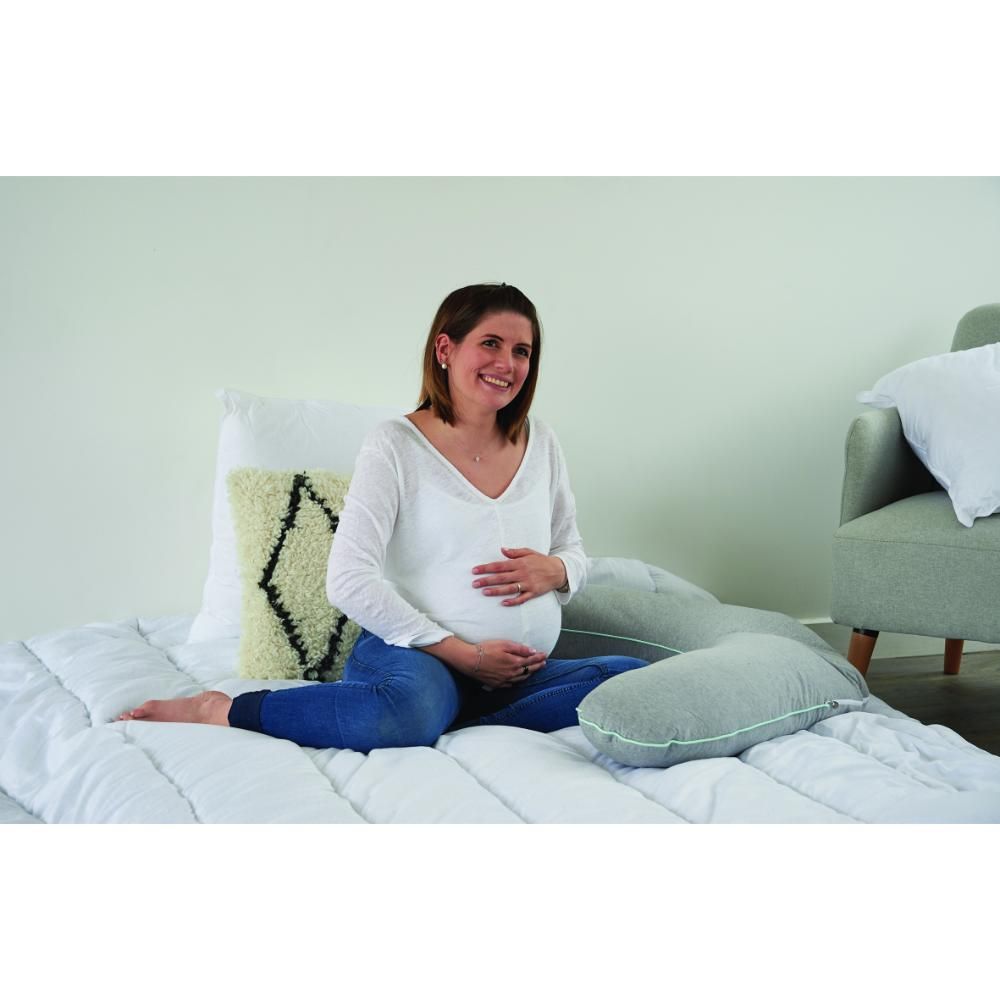 Candide - 2-in-1 Maternity and Nursing Pillow - Jersey Grey