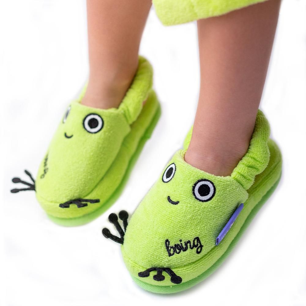 Milk&Moo - Toddler Slippers - Cacha Frog