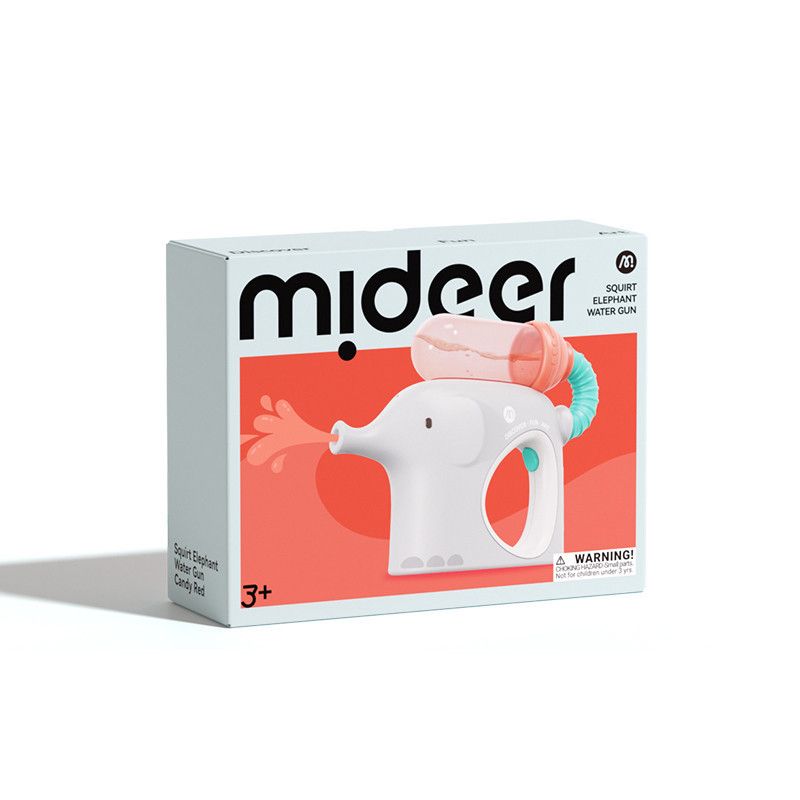 Mideer - Squirt Elephant Water Gun - Candy Red