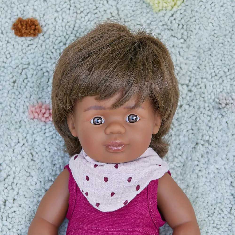 Miniland Baby - Aboriginal Boy Baby Doll - 38cm