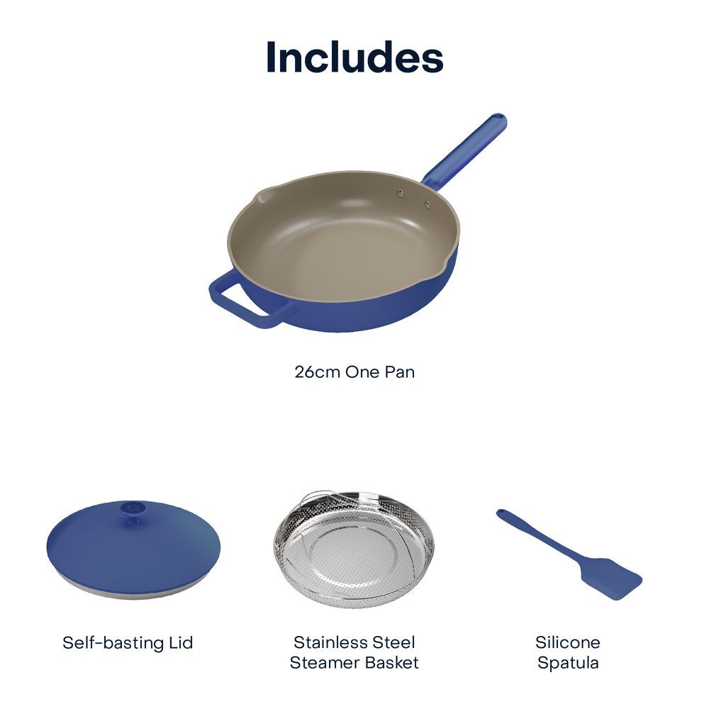 Nutricook - Pan With Self-Basting Lid - 26cm - Blue