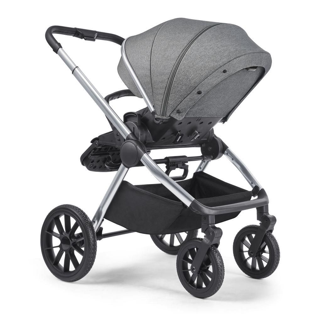 Gokke - Reversible Baby Stroller - BJ02GS - Grey & Silver