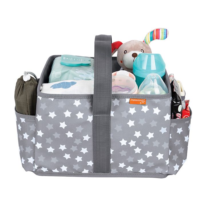 Dreambaby - Nappy Organiser/Caddy - Grey stars