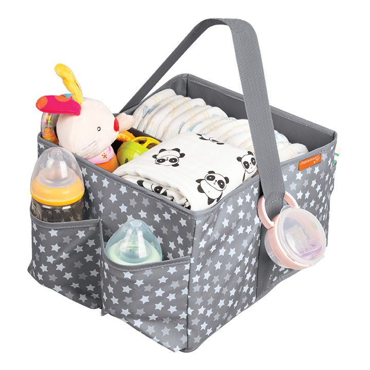 Dreambaby - Nappy Organiser/Caddy - Grey stars