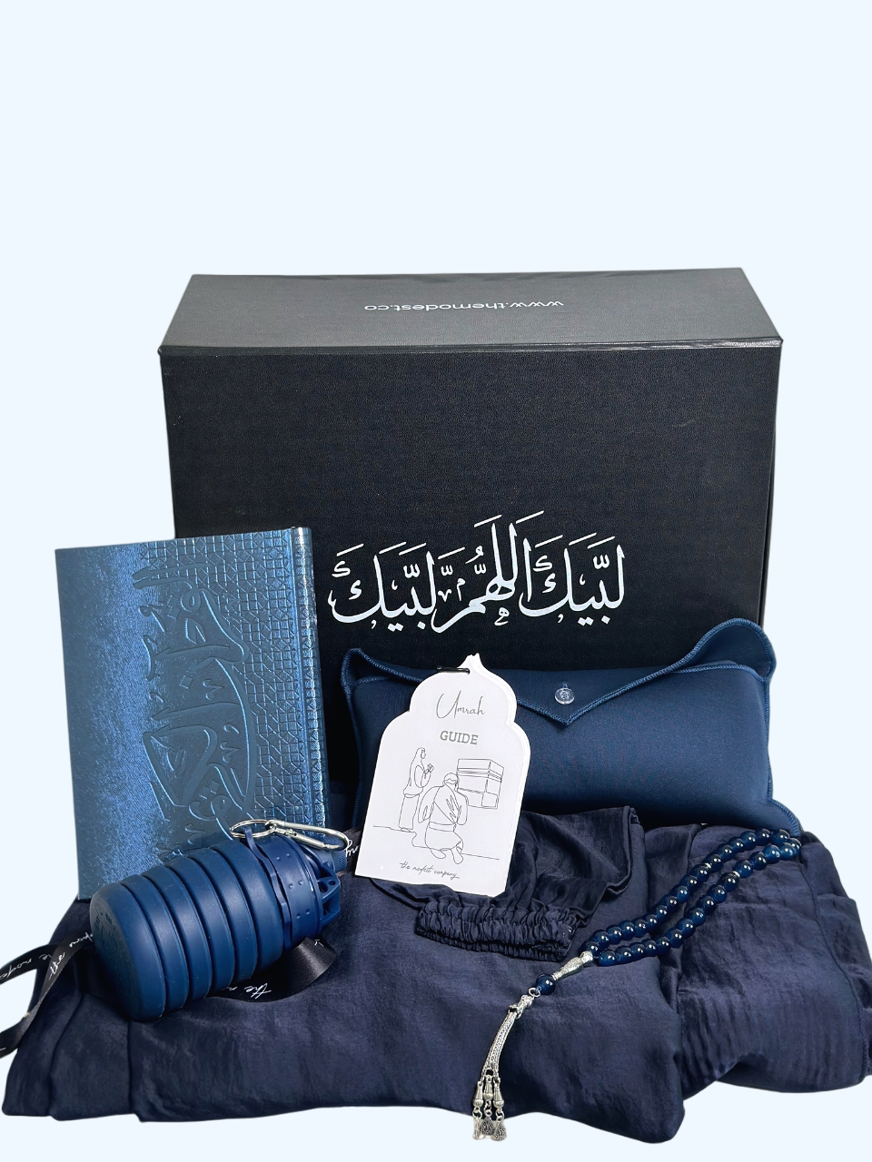 The Modest Company - The Umrah Essential Box - Women - Navy Blue