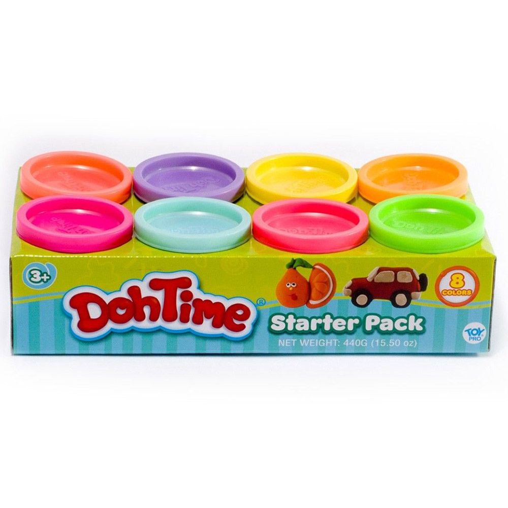 Dohtime - Bright Colors Dough - 8pcs - 30ml