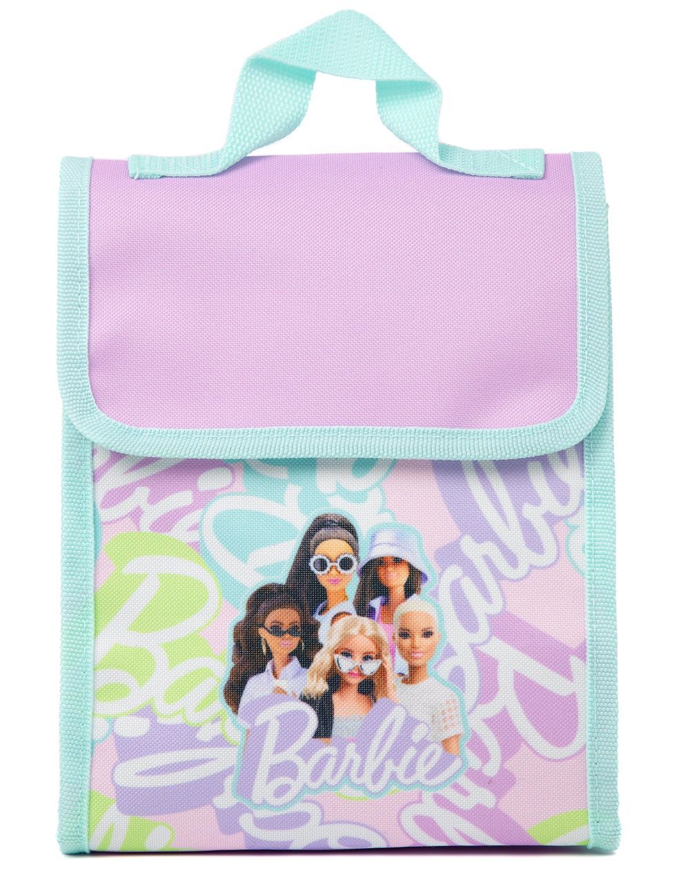 Bamboo Bark - Girls' Barbie Printed 4 Piece Backpack Set - Purple