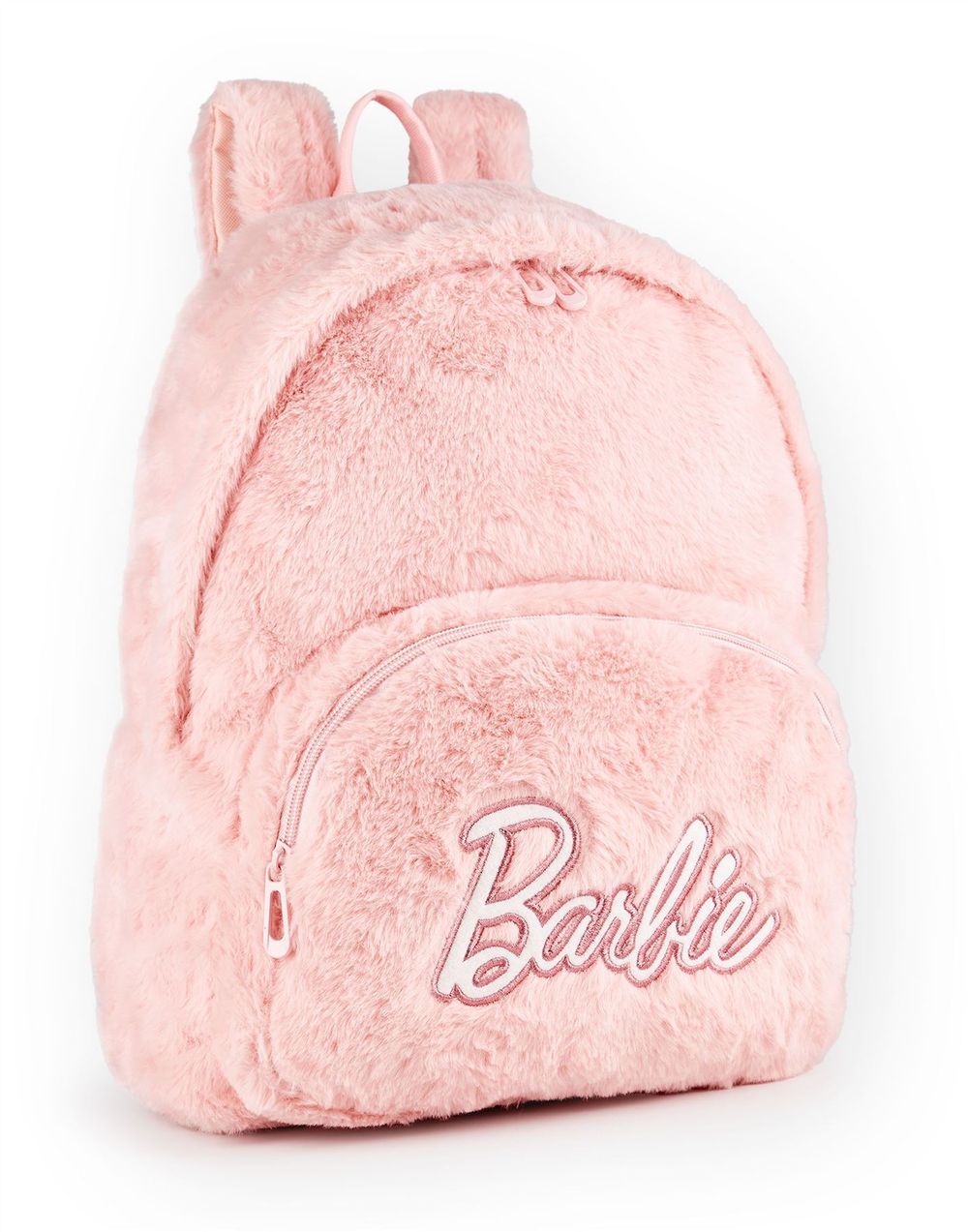 Bamboo Bark - Girls' Barbie Furry Backpack - Pink