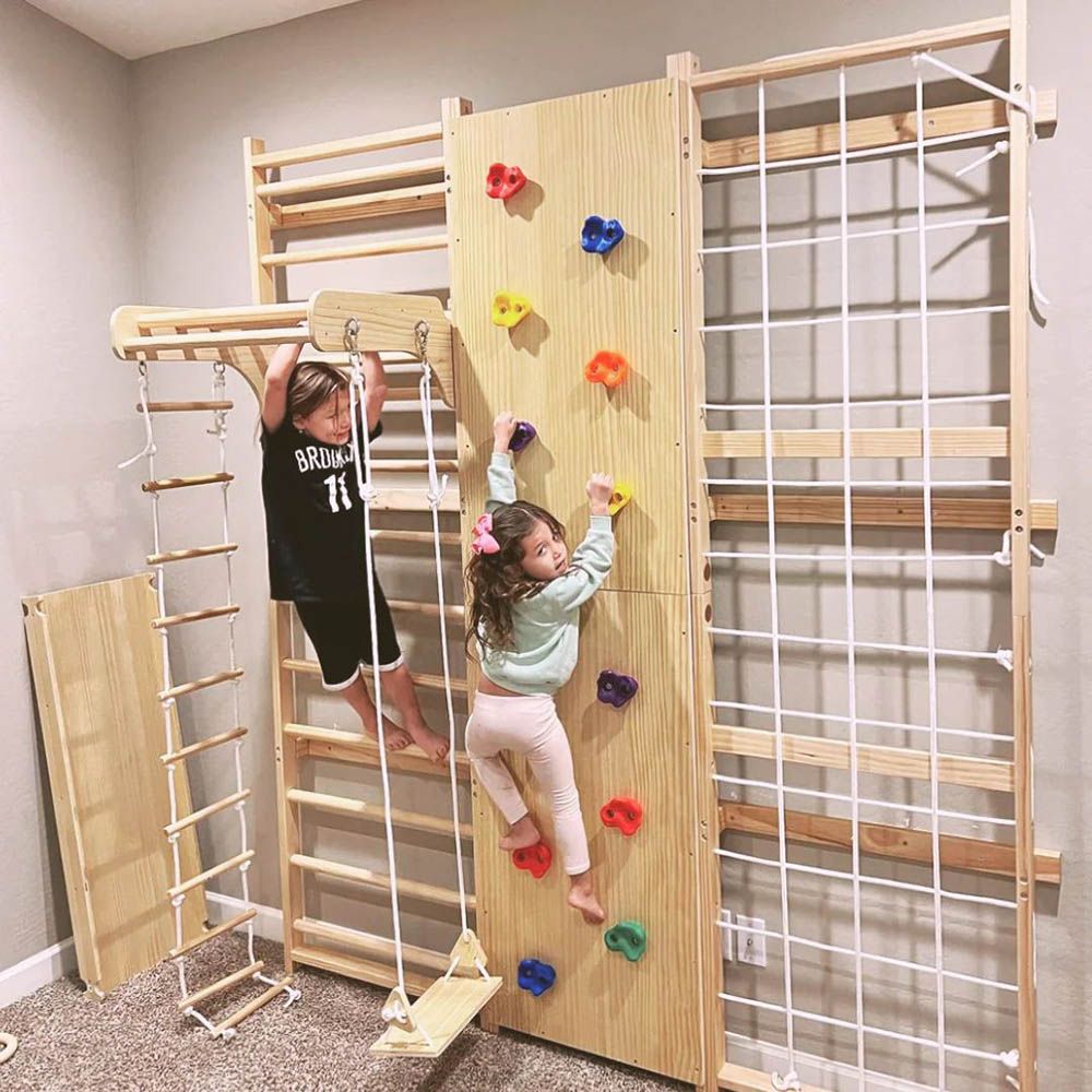 Home Decor - 9-in-1 Swedish Ladder Gym