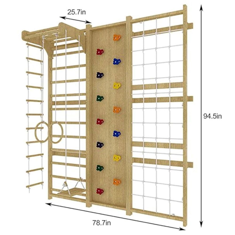 Home Decor - 9-in-1 Swedish Ladder Gym