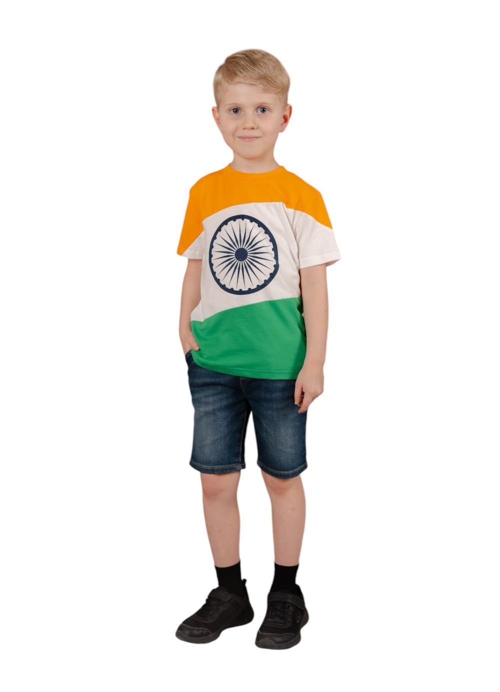 Daniel - India Flag T-Shirt National Wear