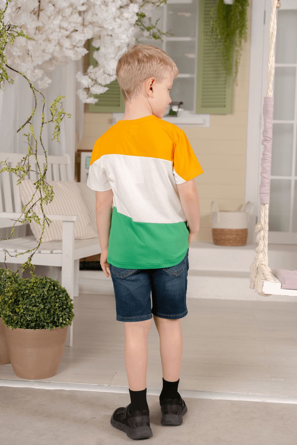 Daniel - India Flag T-Shirt National Wear