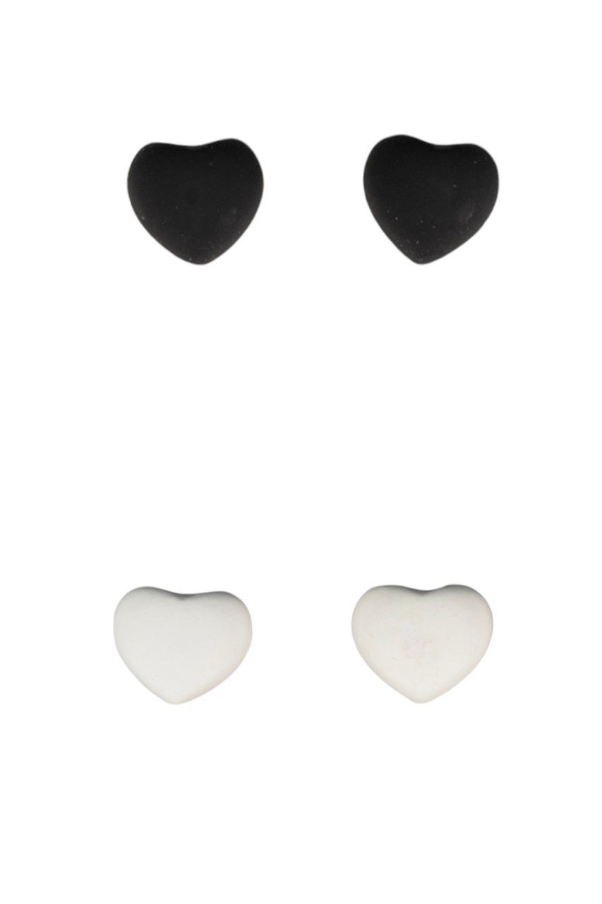 D' Daniela - 2 Pairs - Joy Heart Shaped Hijab Magnet