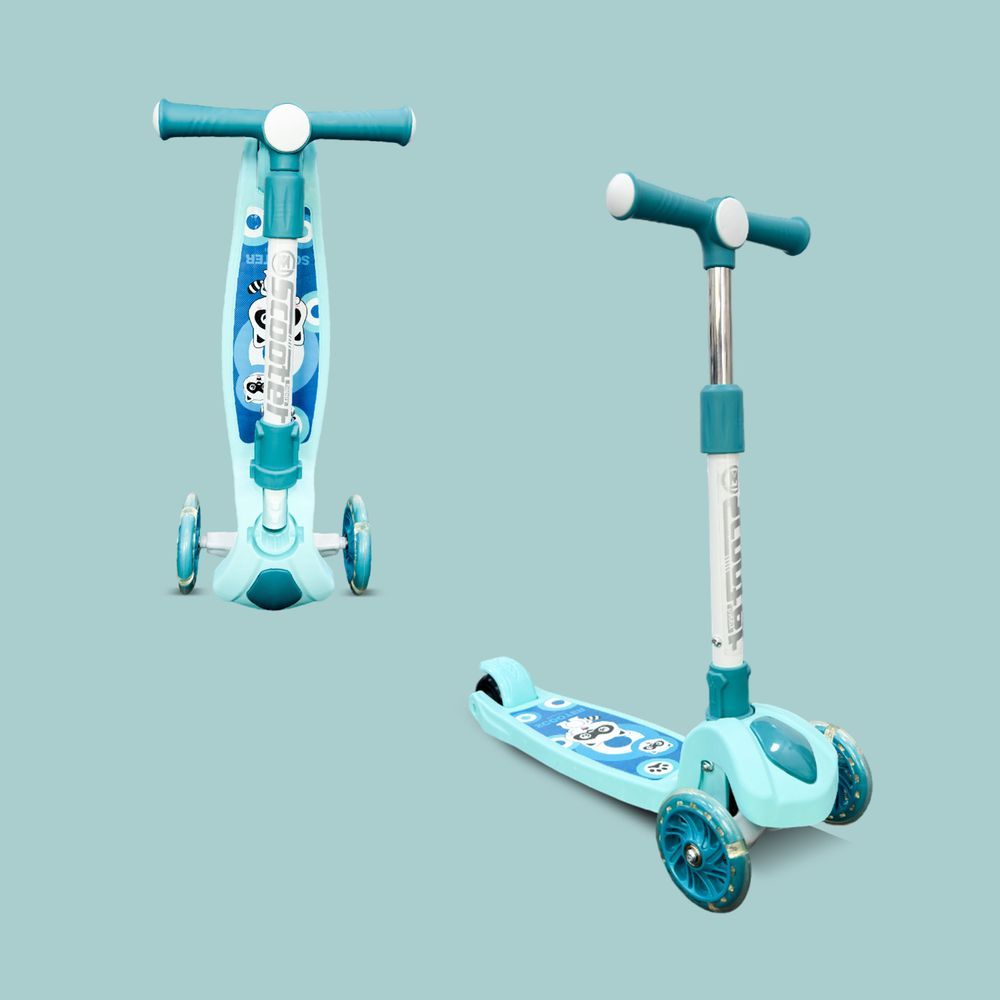 HOCC - Kids' Scooter With LED Lights - Blue