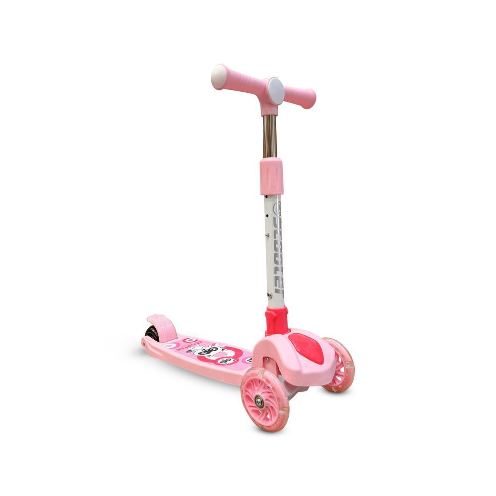 HOCC - Kids' Scooter With LED Lights - Pink