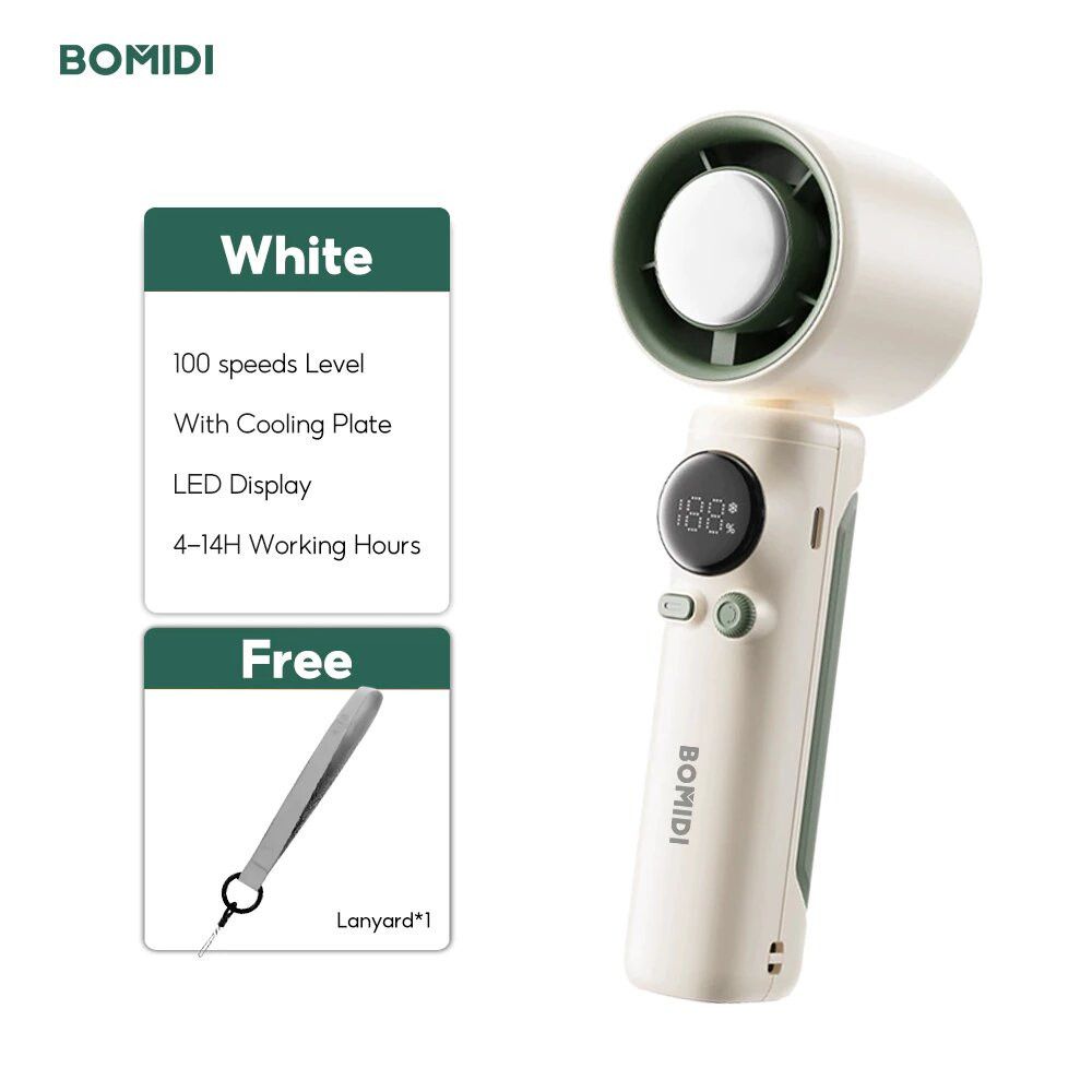 Bomidi - Refrigeration Handheld Fan MF01 - White