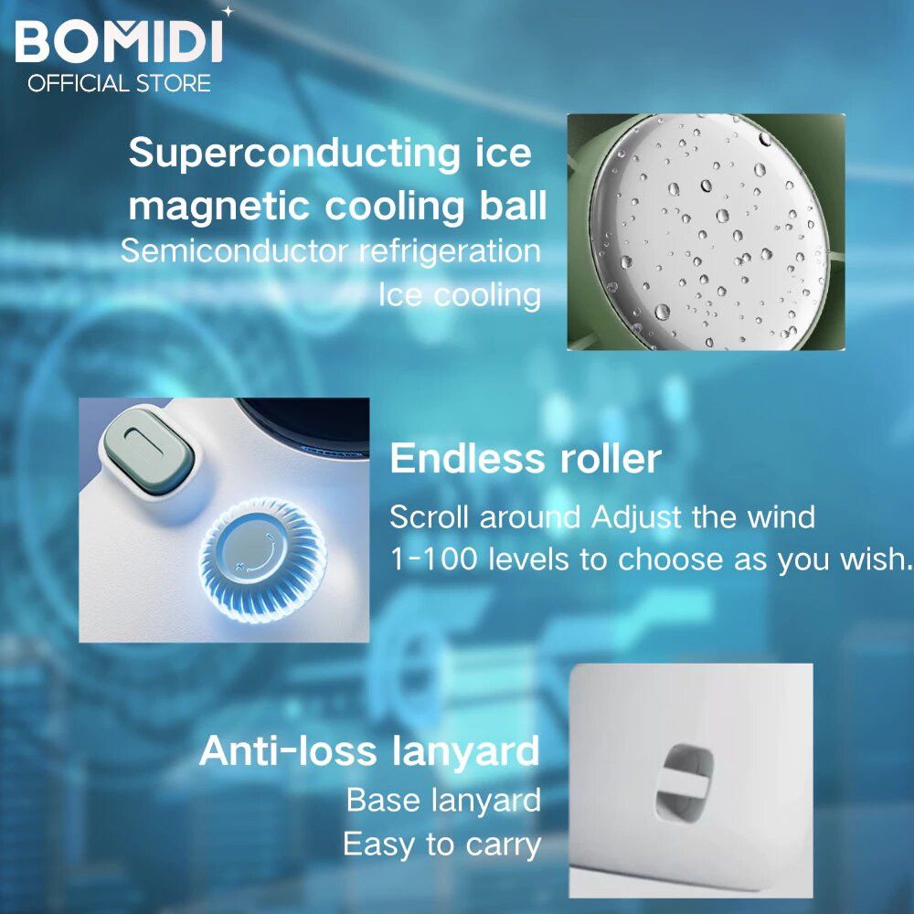 Bomidi - Refrigeration Handheld Fan MF01 - White