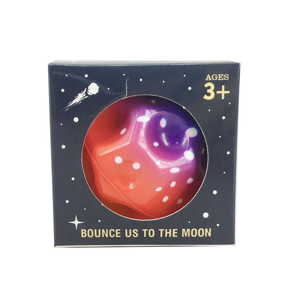 Galaxy Toys - Bounce To The Moon Bouncy Ball - Color May Vary - 1 Pc - 6.8 cm