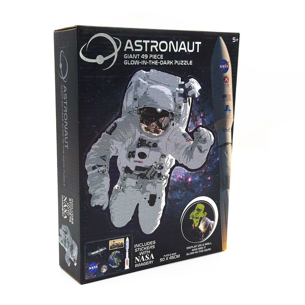 RMS - NASA Astronaut Giant Glow In The Dark Puzzle 49 Pcs