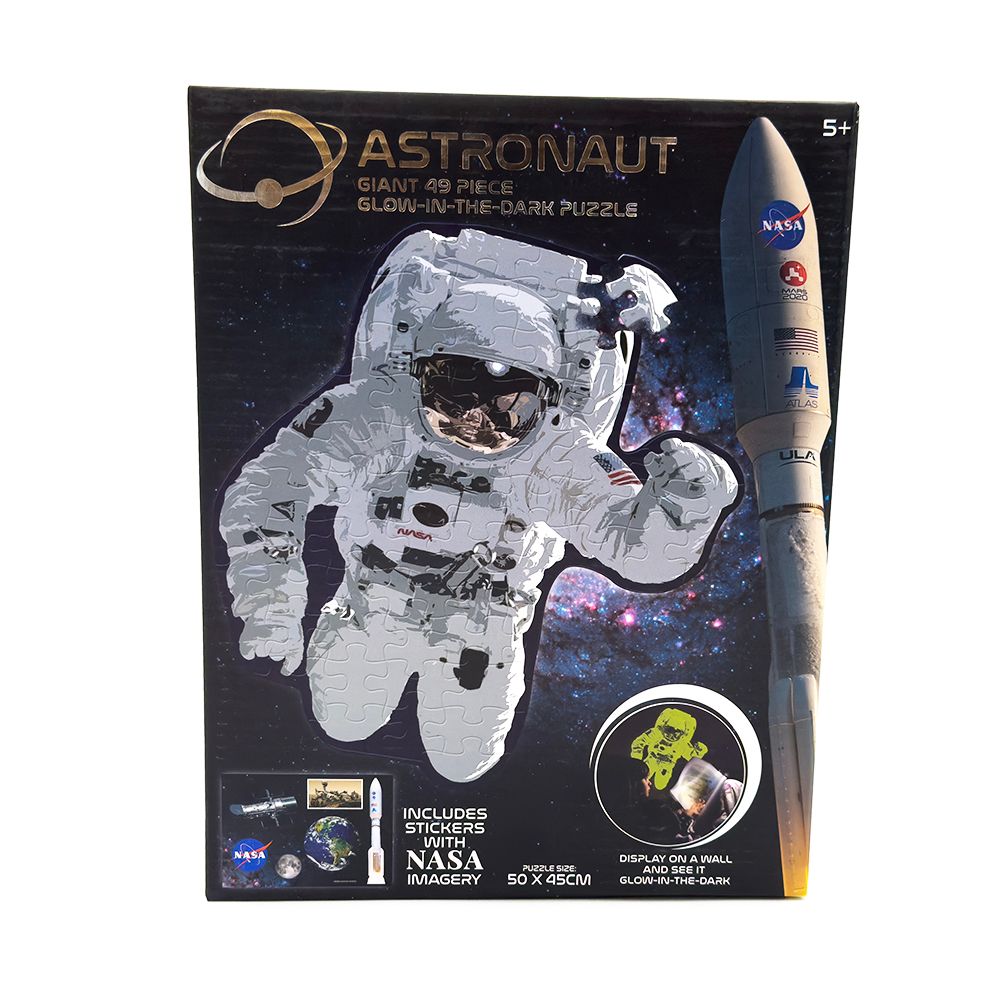 RMS - NASA Astronaut Giant Glow In The Dark Puzzle 49 Pcs