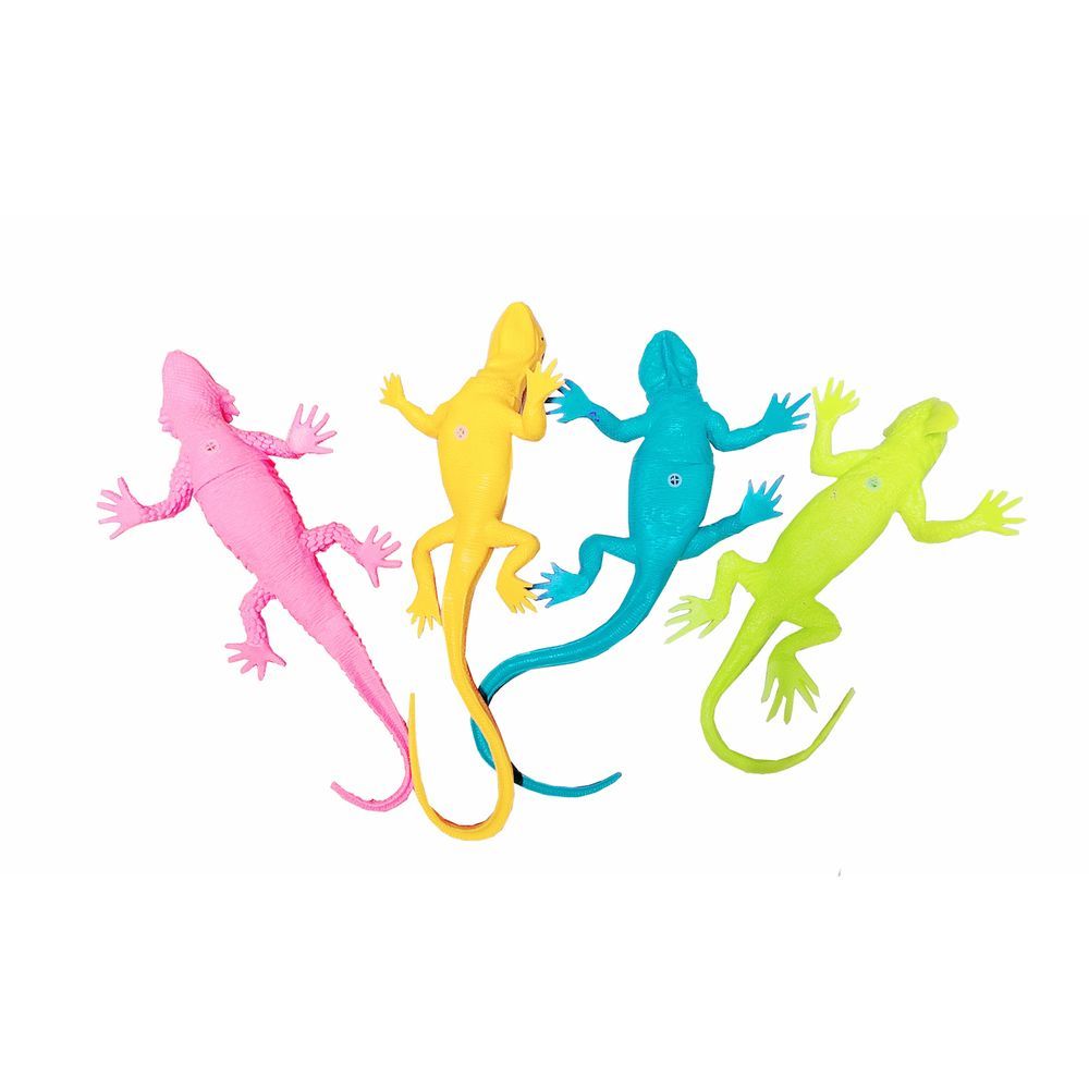 Galaxy Toys - Colorful Lizard Figure Toy - Color May Vary - 1 Pc