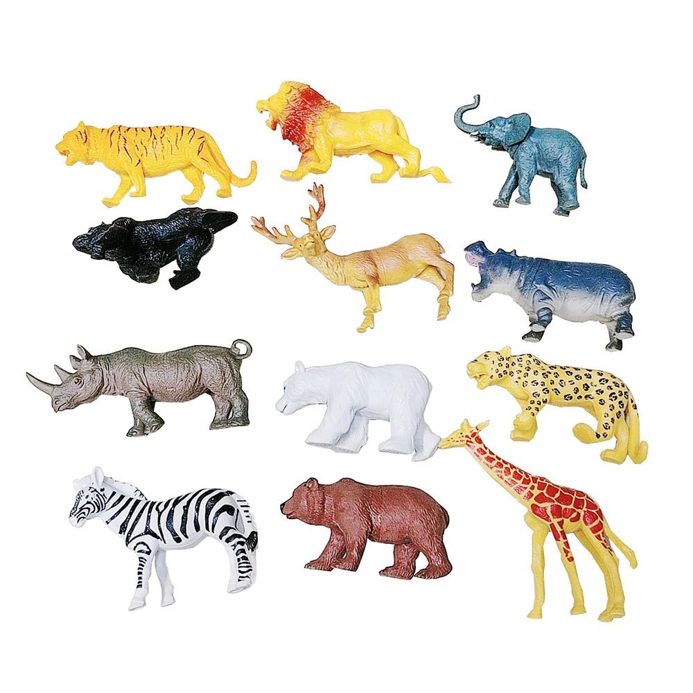 Galaxy Toys - Animal Figures Toy - Style May Vary - 2 Pcs