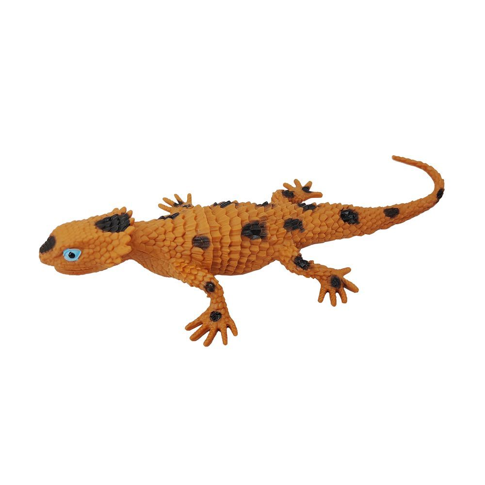 Galaxy Toys - Insect World Frilled Toy Lizard - Orange