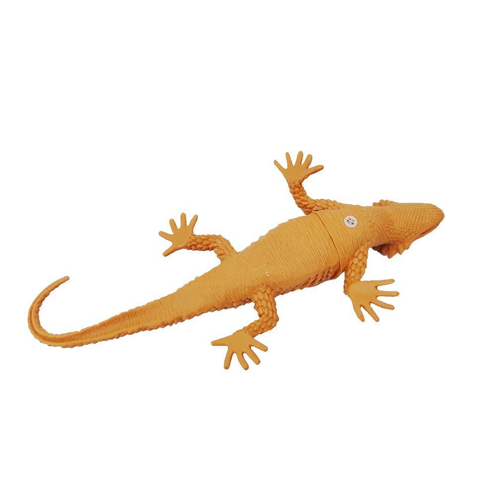 Galaxy Toys - Insect World Frilled Toy Lizard - Orange