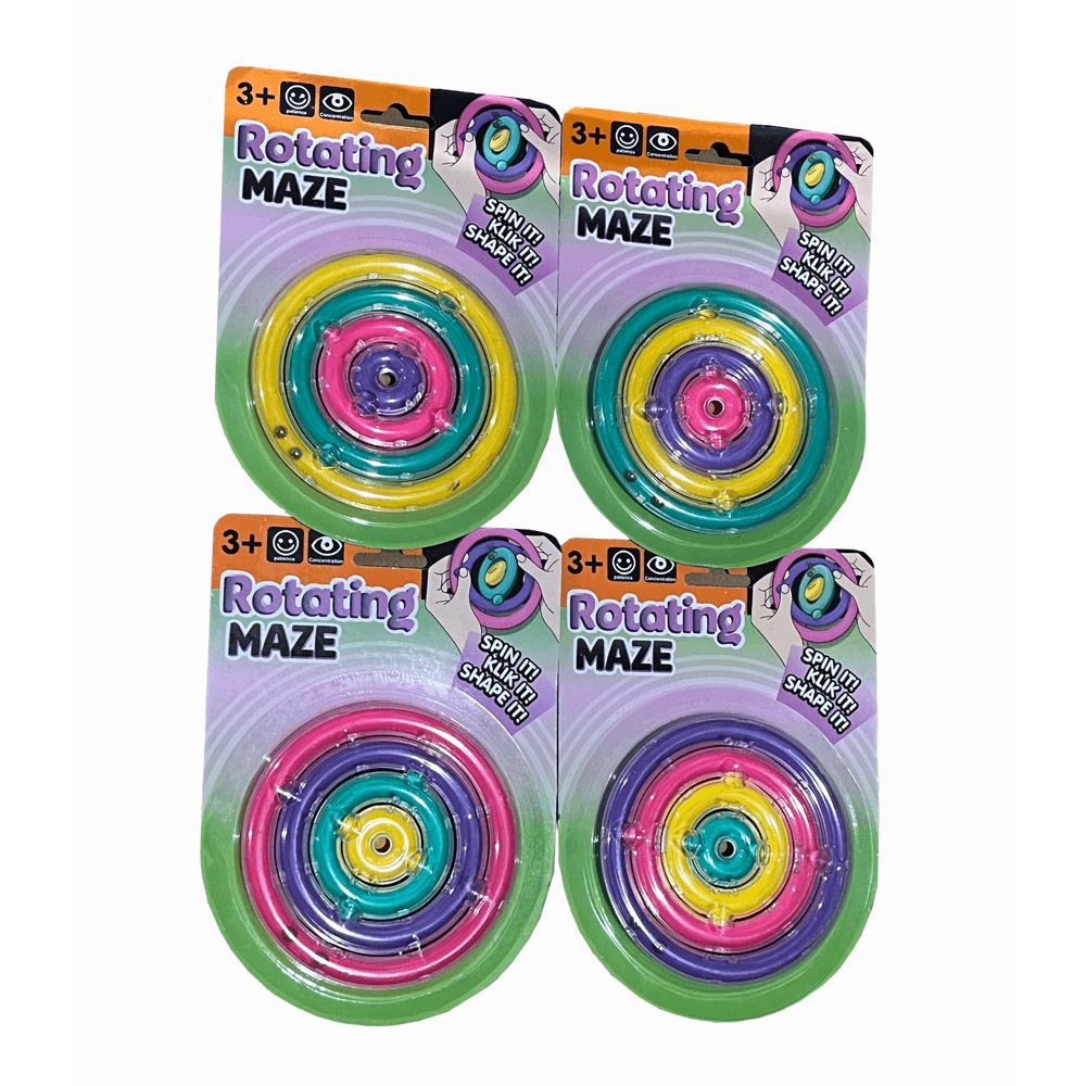 Galaxy Toys - 3D Rotating Maze Toy - Color May Vary - 1 Pc