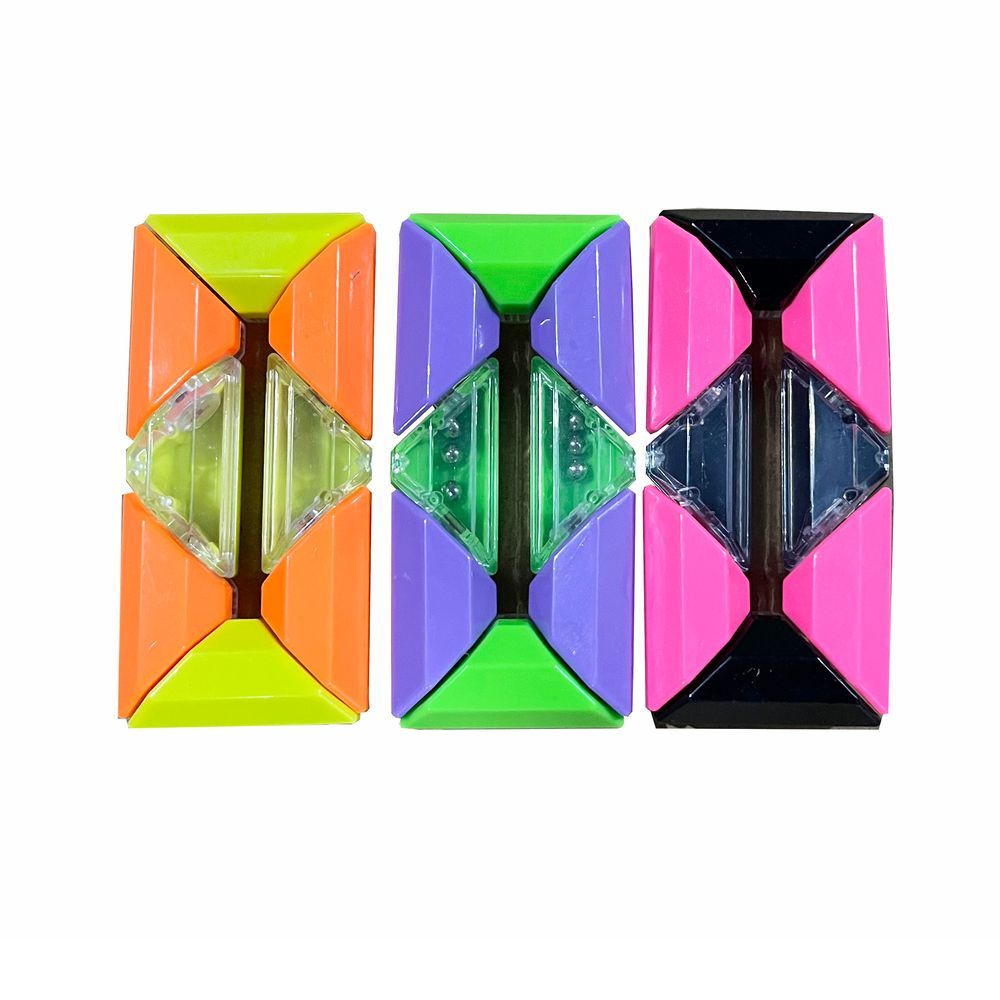 Galaxy Toys - Geometric Magic Ruler Cube Toy - Color May Vary - 1 Pc